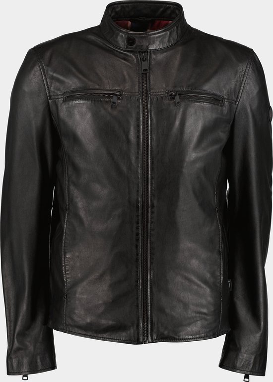 Donders 1860 Lederen jack Zwart Leather Jacket 52360.4/999