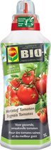 COMPO Bio Vloeibare Meststof Tomaten - 100% natuurlijk - voor gezonde, smaakvolle tomaten - fles 1 L