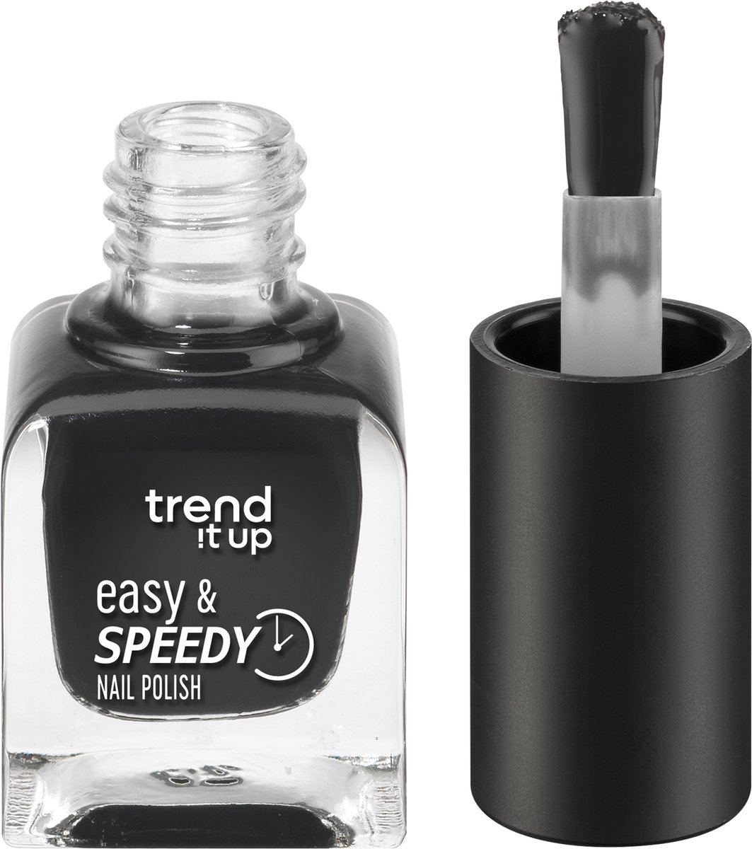 Goedkoopste trend !t up Nagellak Easy & Speedy 120 Black, 6 ml