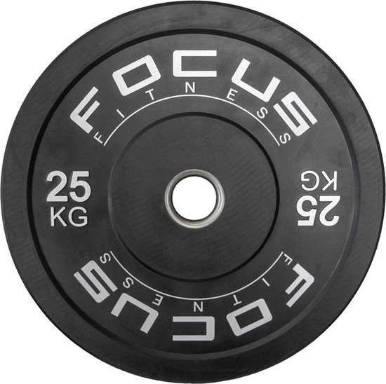 Muscle Power Bumper Plate Pro - Olympische Halterschijf 50 mm - 25 kg