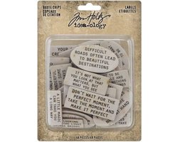Idea-ology Tim Holtz - Quote Chips Labels (TH94320)