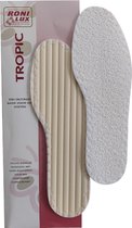 Ronilux Tropic Badstof Inlegzool - Voor Droge en Frisse Voeten - Maat 42/43