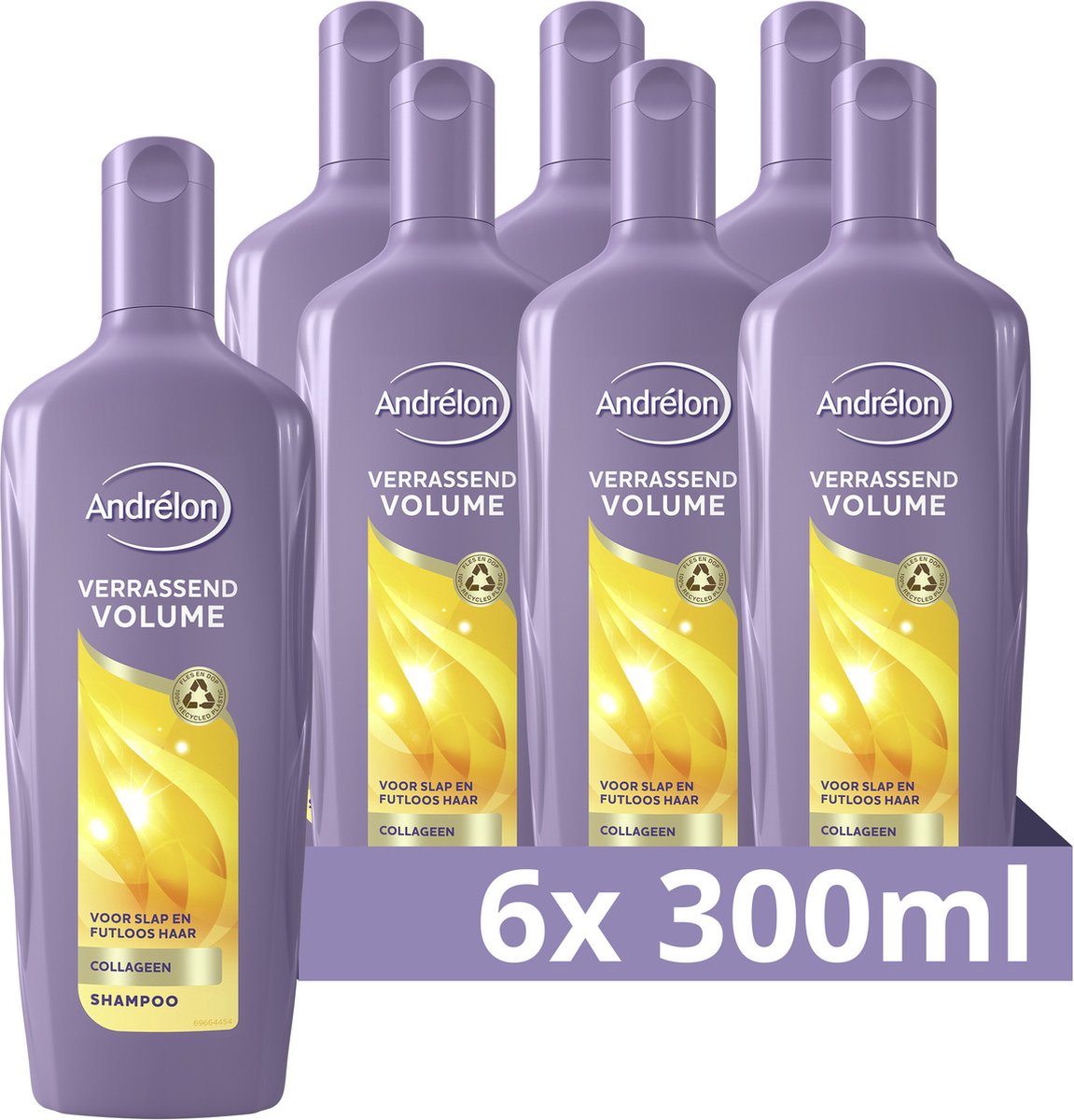 Andrélon Verrassend Volume Shampoo - 6 x 300 ml - Voordeelverpakking - Andrélon