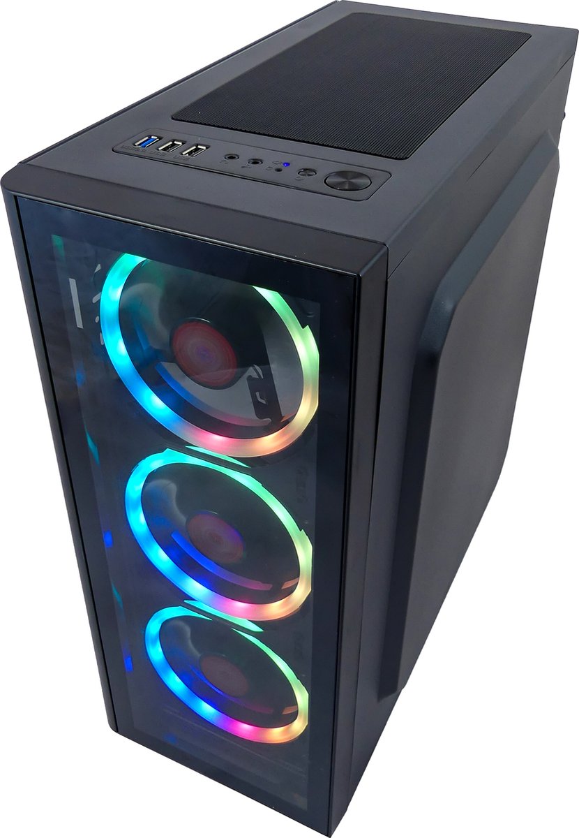 AMD Ryzen 5 3600 6-Core RGB Game Computer / RTX 3050 Gaming - afbeelding 3