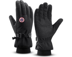 DrPhone GJoy Touchscreen Warme Handschoenen Winter - Waterdicht - Winddicht - Anti-Slip - Maat L - Zwart