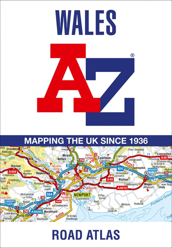 Wales A-Z Road Atlas - cover