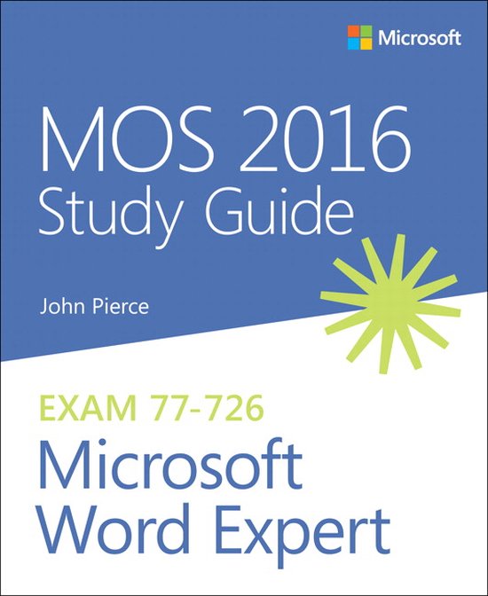 MOS 2016 for Microsoft Word Expert - cover
