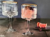 Pasabahce Elysia – Verres à Verres à cocktail Golden Touch – Set de 4 – 500 ML