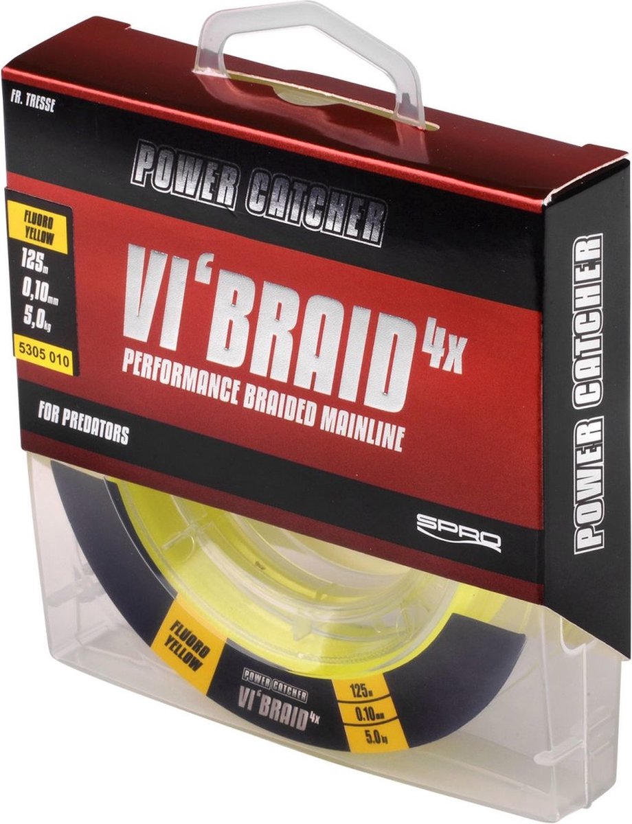 Spro Power Catcher Vi’Braid Yellow (125m) - Maat : 0,13mm