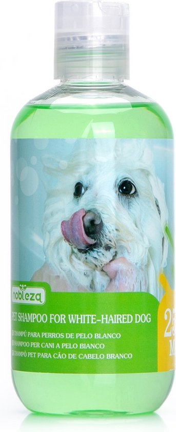 Nobleza Hondenshampoo witte vacht - Shampoo hond witte vacht - Hondenshampoo 2 x 250ml
