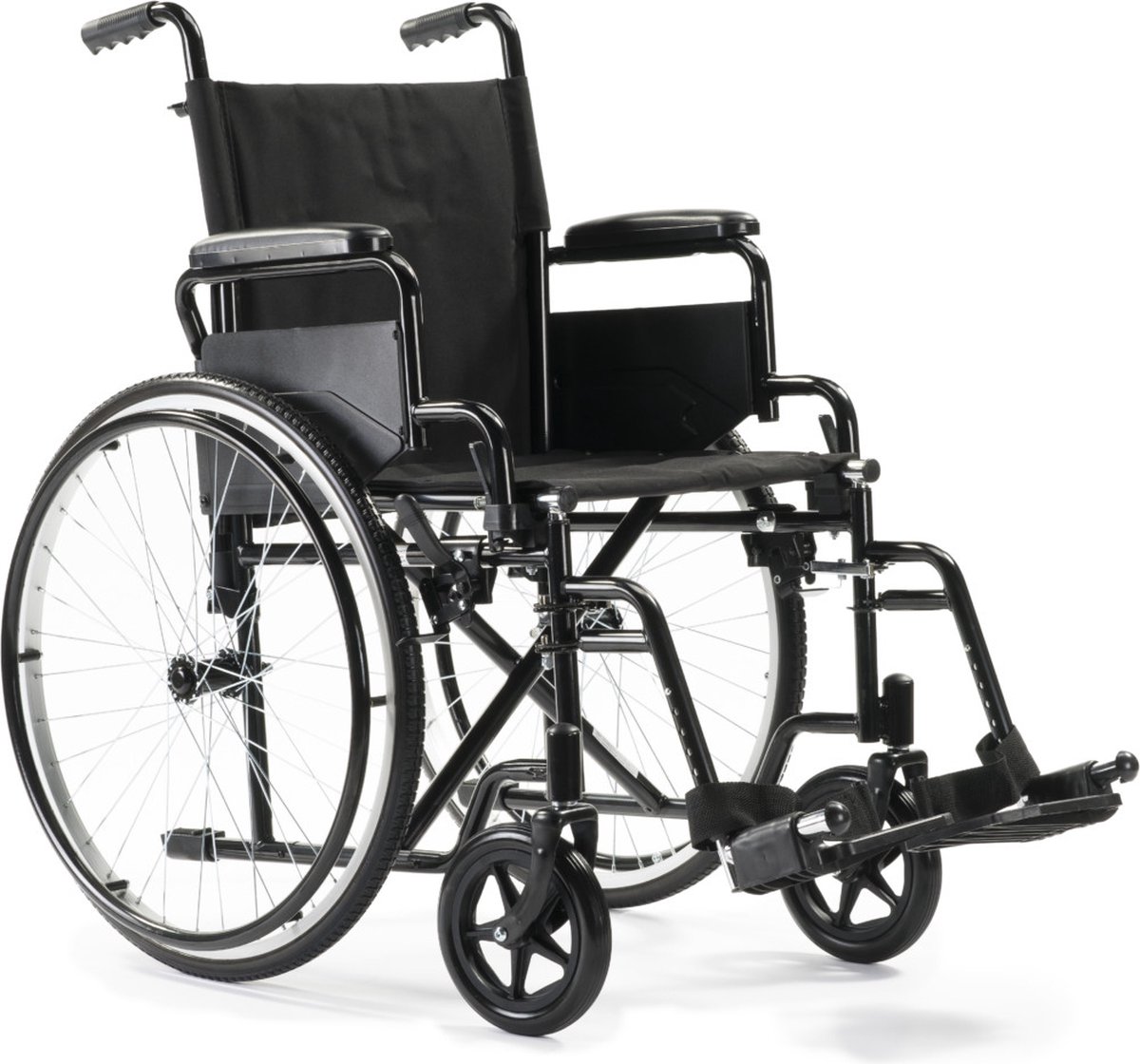 Goedkoopste MultiMotion M1 Plus rolstoel - Zitbreedte 45 cm - In hoogte verstelbare handvatten - Inklapbaar / opvouwbaar