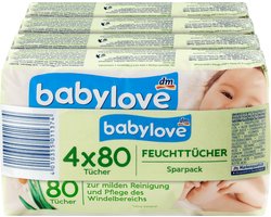 babylove billendoekjes (4x80 St), 320 St