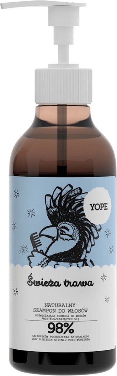 Yope - Natural Hair Shampoo Fresh Grass 300Ml