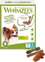 Whimzees Variety Box S - Kauwsnacks - Hond - Assortiment - 56st