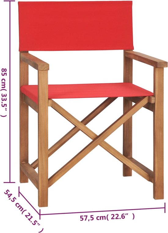 Regisseursstoelen 2 st inklapbaar blauw bamboe en stof kopen