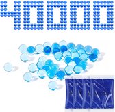 Waterparels Blauw - 40.000 stuks - 7-8mm - Blauw - Waterballetjes - Gelballetjes - Waterabsorberende balletjes