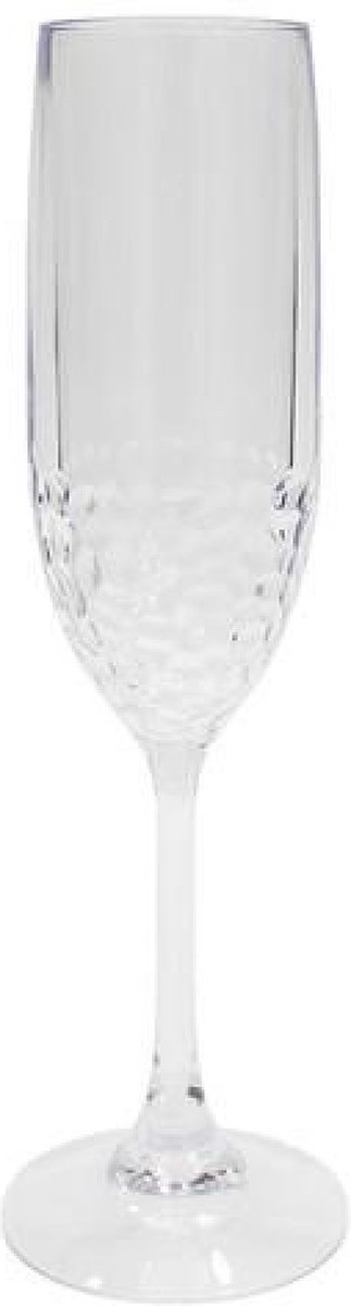 Travellife Ador Champagneglas Clear 2 Stuks - BPA-vrij - Hoogwaardig kunststof - Ideaal op de camping