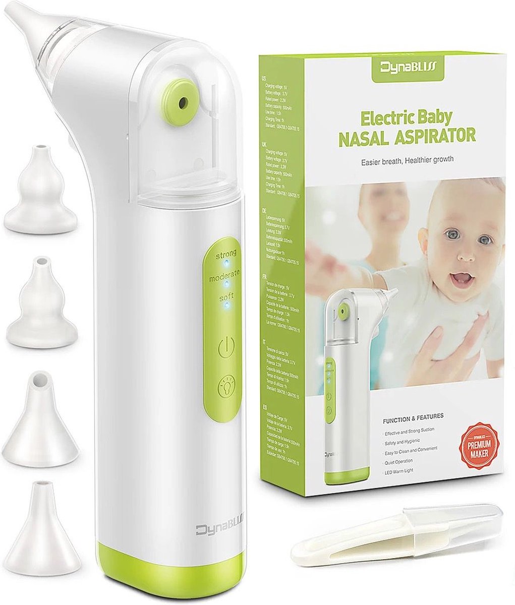 Jinius ® - Nettoyeur Nez Bébé- Nettoyant Nez - Aspirateur Nasal -  Aspirateur Snot 