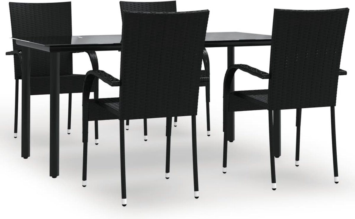 Outsunny Tuinset, 3-delig, Cosy stijl, 2 schommelstoelen met
