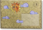 Cards & Crafts Luxe Gekleurde Enveloppen - 100 stuks - Geel / bloem - B6 175X120 mm - 120grms