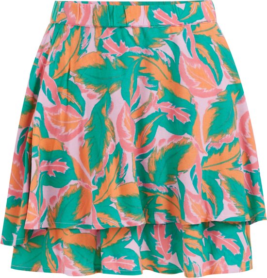 Onlelly-dell Hw Pleat Skort - Bruin Dessin