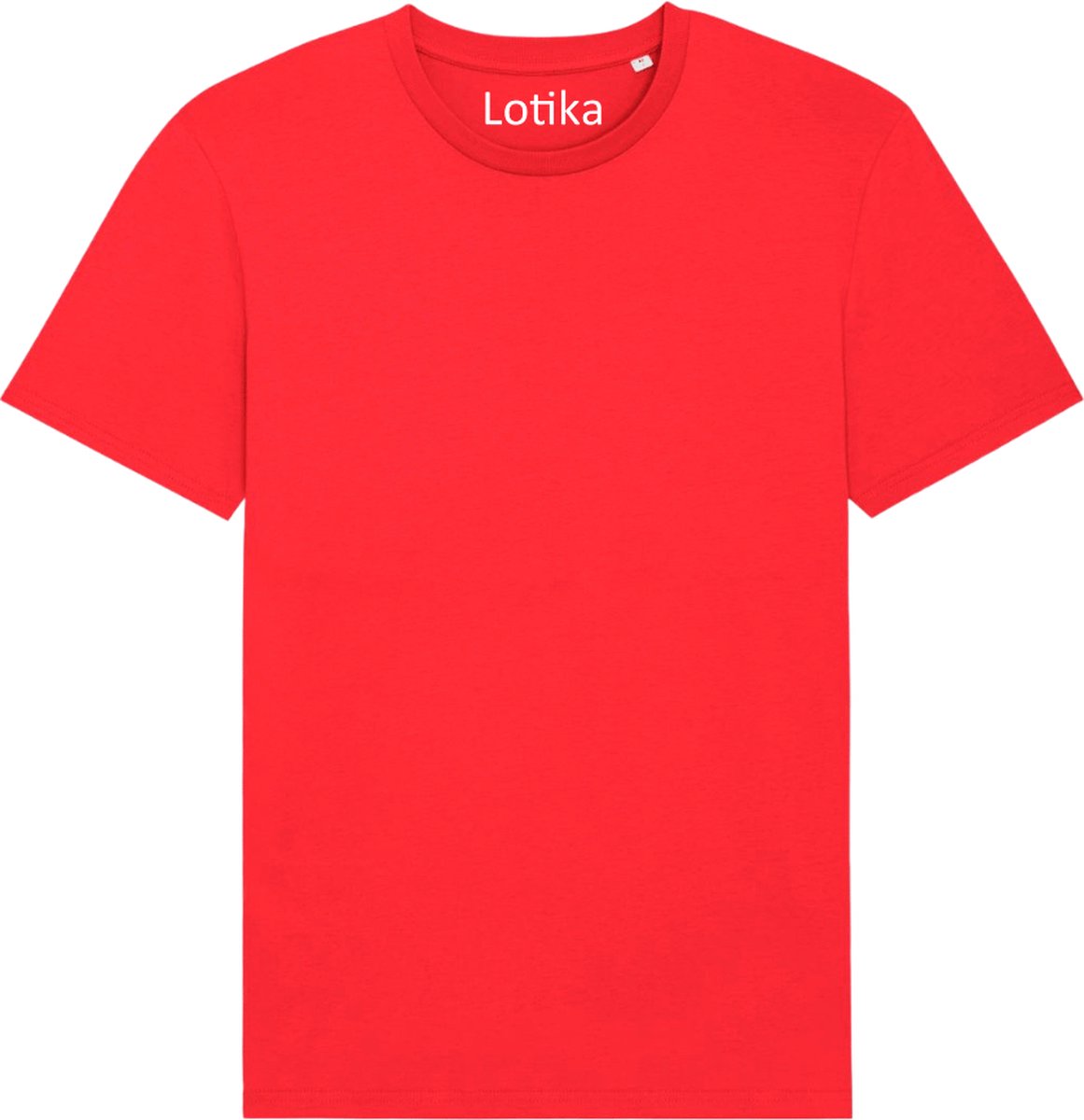 Lotika - Daan T-shirt biologisch katoen go red - rood