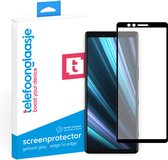 Telefoonglaasje Screenprotectors Geschikt voor Sony Xperia XZ4 - Volledig Dekkend - Gehard Glas Screenprotector Geschikt voor Sony Xperia XZ4 - Beschermglas van rand tot rand