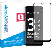 Verre de protection d'écran Nokia G60 5G - Couverture complète - Protecteur d'écran en verre de Telefoonglaasje