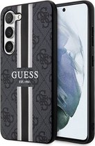 Guess 4G Printed Stripe Back Case - Geschikt voor Samsung Galaxy S23 Plus (S916) - Grijs