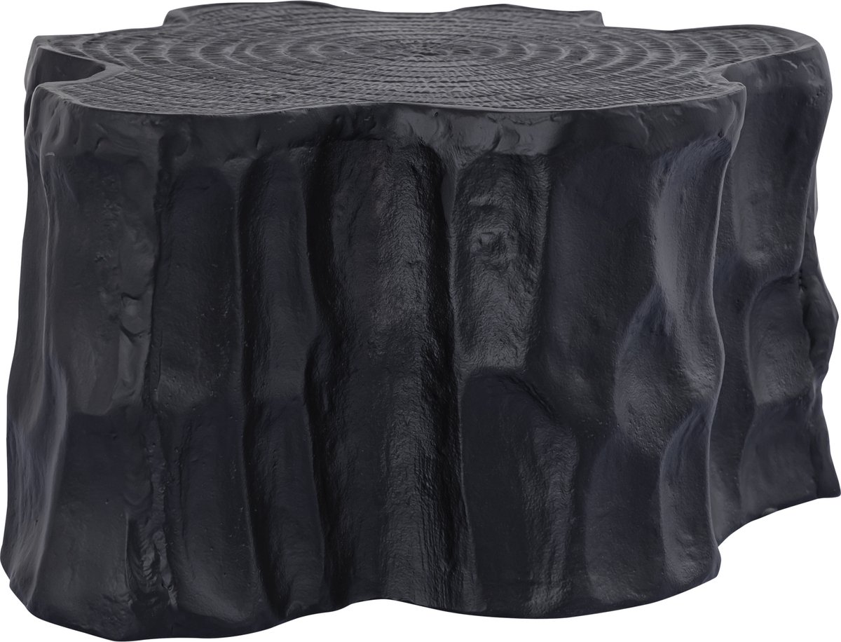 PTMD Bijzettafel Fennah - 44x38x23 cm - Hout - Zwart