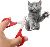 HOME ONLINE Professionele klauwschaar - Geschikt voor katten - Honden- nagelknipper voor huisdieren - unieke snijkop van 25 graden - ideaal voor kleine honden, puppy's, katten, hazen