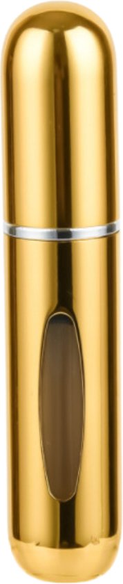 Mini Parfum Flesje - Navulbaar - 5 ml - Reisflesje - Parfumverstuiver - Glanzend Goud