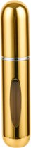 Mini Parfum Flesje - Navulbaar - 5 ml - Reisflesje - Parfumverstuiver - Glanzend Goud