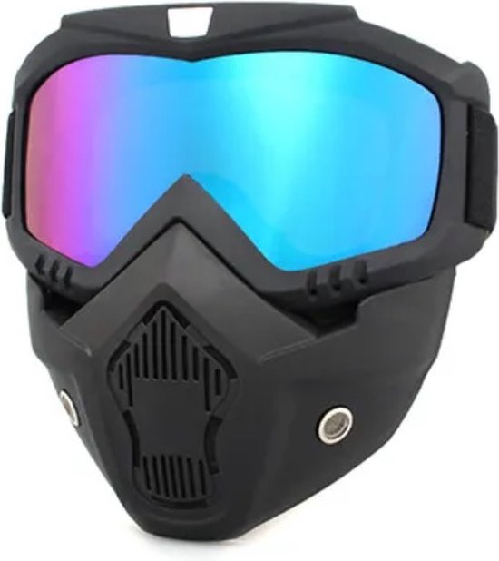 Ski Masque Hiver Balaclava pour Temps Froid Coupe-Vent Visage Masque pour  Hommes Femmes Ski Snowboard, Lunettes transparentes bleues - Cdiscount Sport