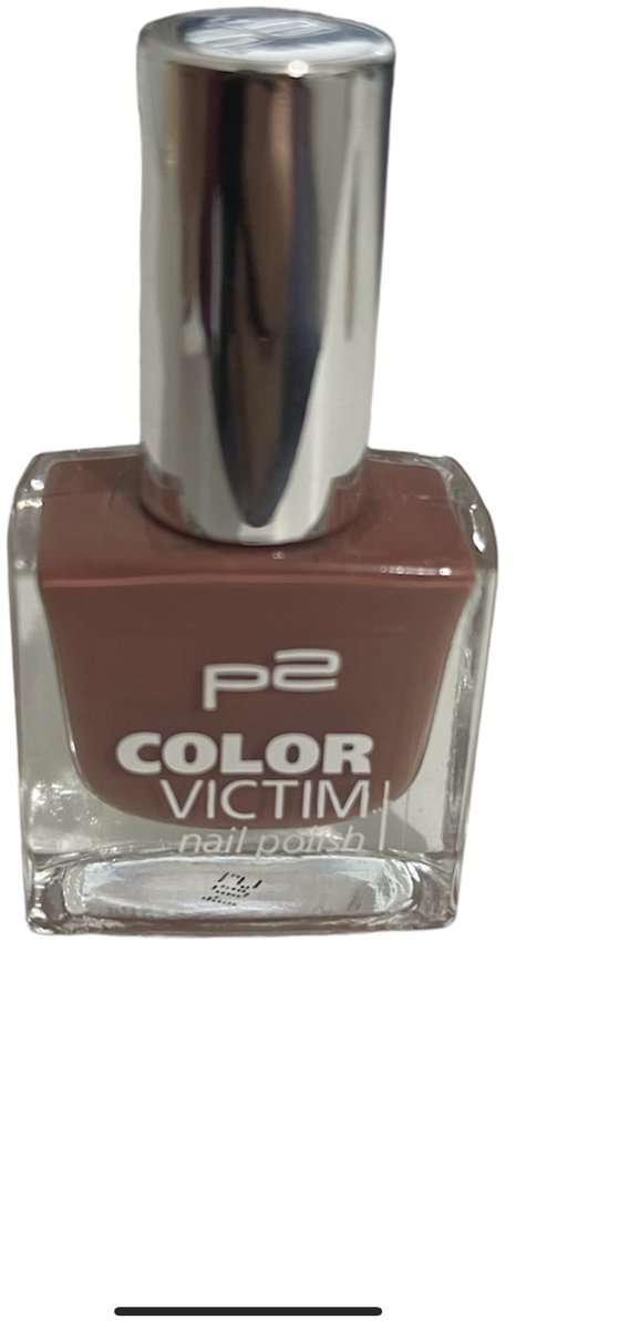 Goedkoopste P2 Cosmetics EU Clolor Victim nagellak 330 Find My Match 8ml bruin