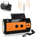 LivingBoost® Noodradio Opwindbare radio Noodradio dynamo solar Noodradio opwindbaar