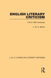 J. W. H. Atkins on Literary Criticism- English Literary Criticism