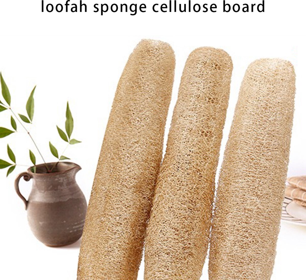 Naturalem - 100% natuurlijke, extra grote loofah spons XXL 30cm ...