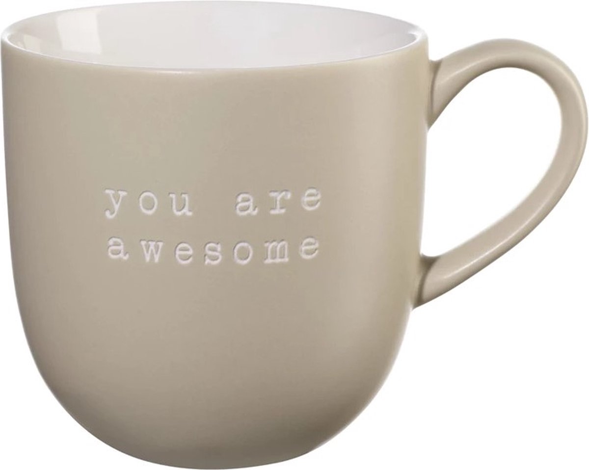Asa Hey beker 'you are awesome'
