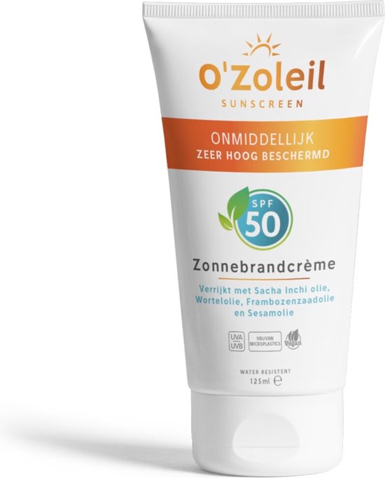 O'Zoleil Zonnebrandcrème Lichaam SPF 50 - 125 ml