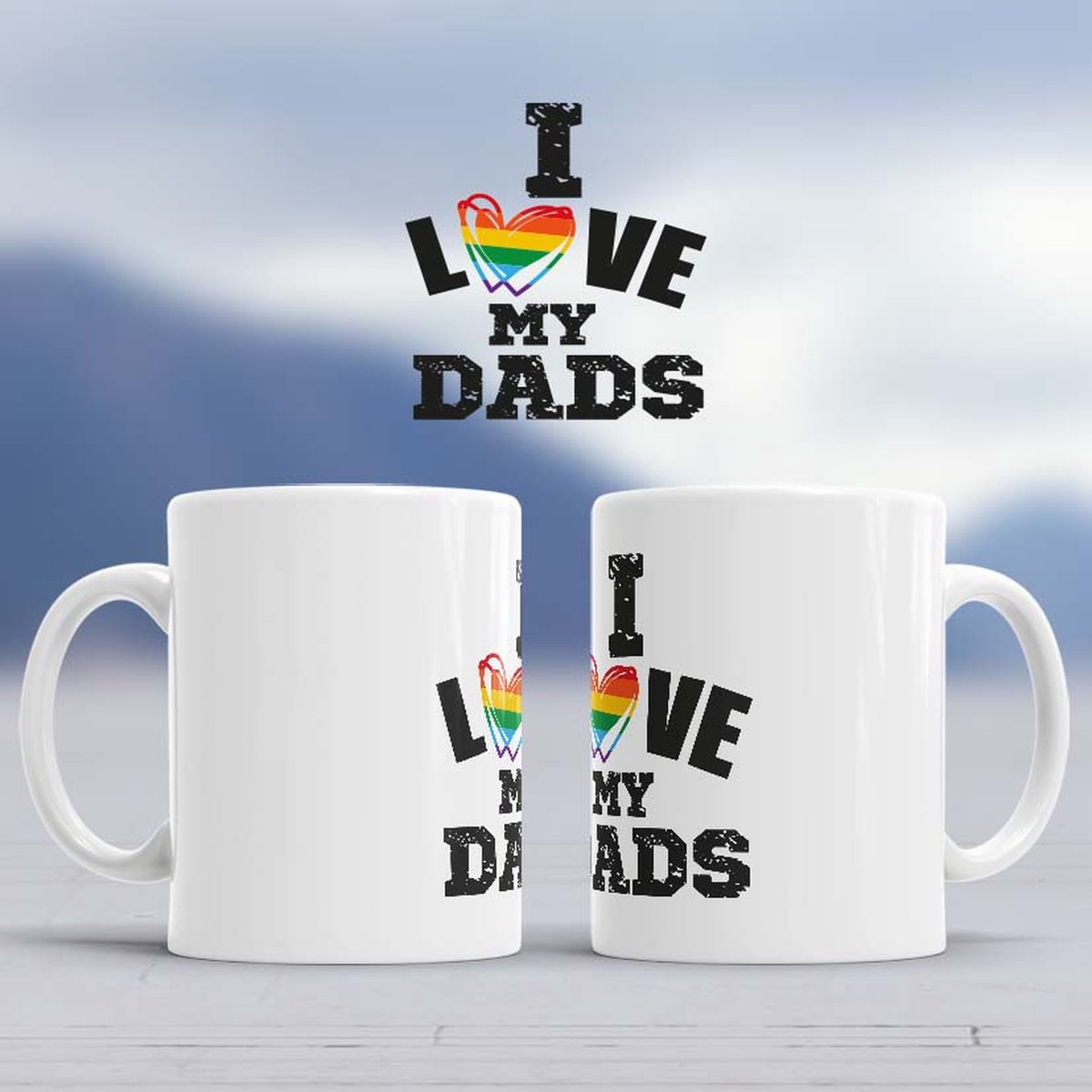 Mok I love my dads - Pride - Gay - Gay Pride Parade (Pride parade) - LGTBQIA+
