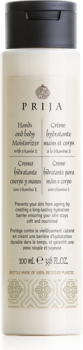 PRIJA - Hydraterende hand- en lichaamscrème met vitamine E, 100 ml