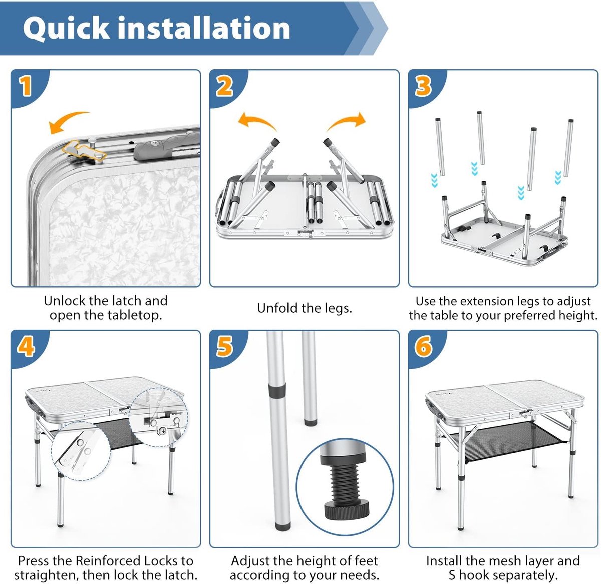 WOLTU Chaise De Camping, Fauteuil De Pêche Avec Appui-tête, Porte
