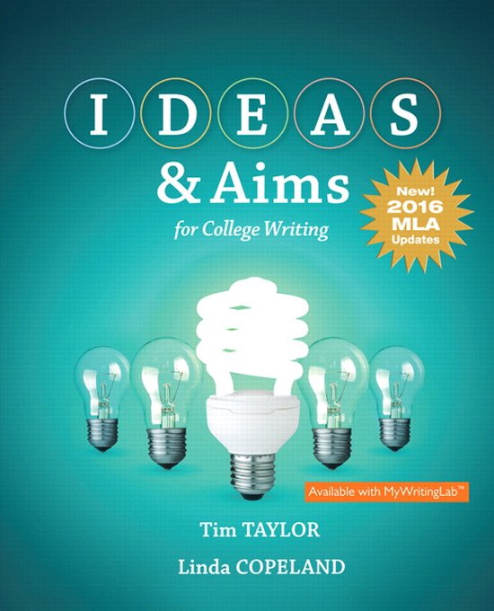 Ideas & Aims for College Writing - cover