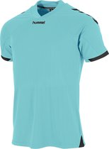 Hummel Fyn Shirt Korte Mouw Heren - Munt / Zwart | Maat: L
