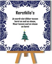Spreukentegel - Spreuken bordje - Kerstkilo's