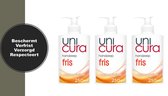 Savon Mains Unicura - Fris - 3 x 250 ml