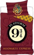 Harry Potter - Dekbedovertrek - Hogwarts Expres - Eenpersoons - 140 x 200 cm - Polyester