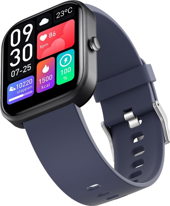 MAOO Smartwatch Dames en Heren Android en IOS Volledige Belfunctie