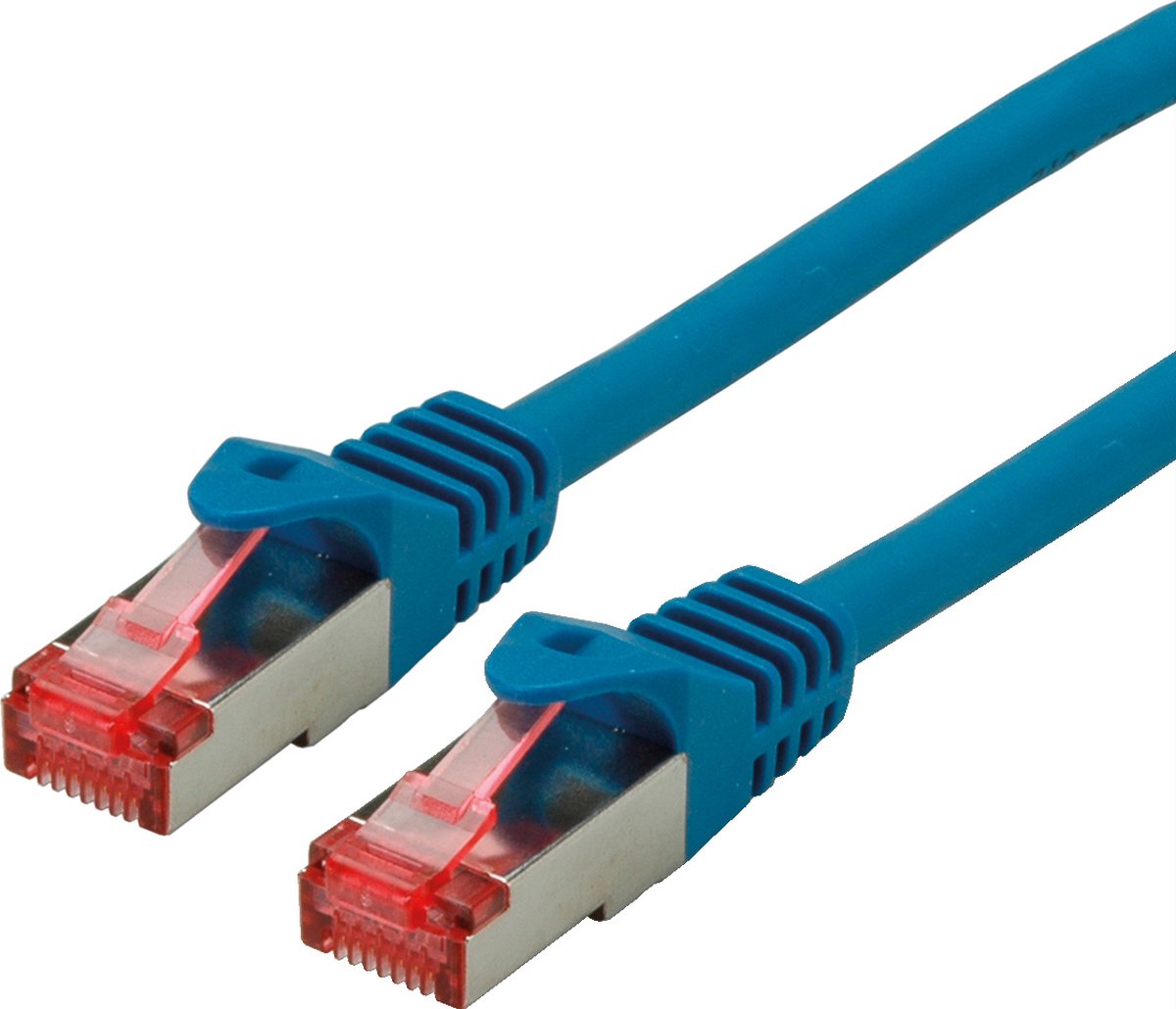 ROLINE patchkabel Cat.6 S/FTP (PiMF), componentniveau, LSOH, blauw, 1 m